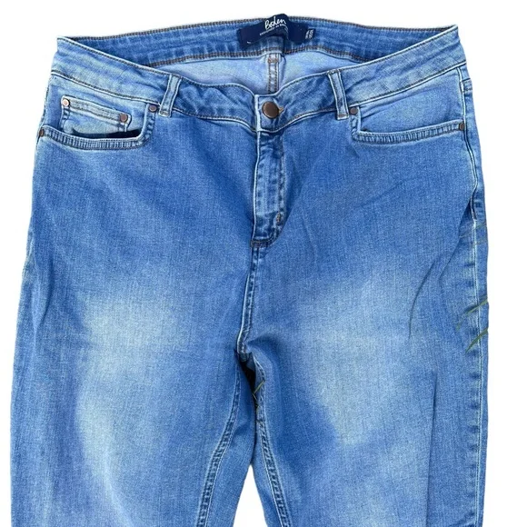 Boden Trafalgar Straight Leg Jeans Size 12 L - Picture 4 of 10